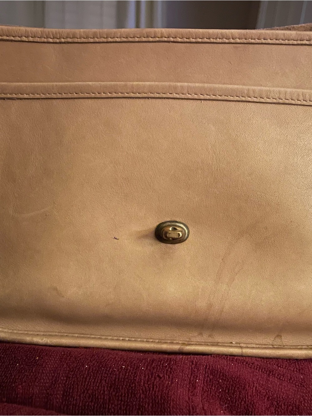 Vintage Coach Leather Turn-Lock Shoulder Bag
1984